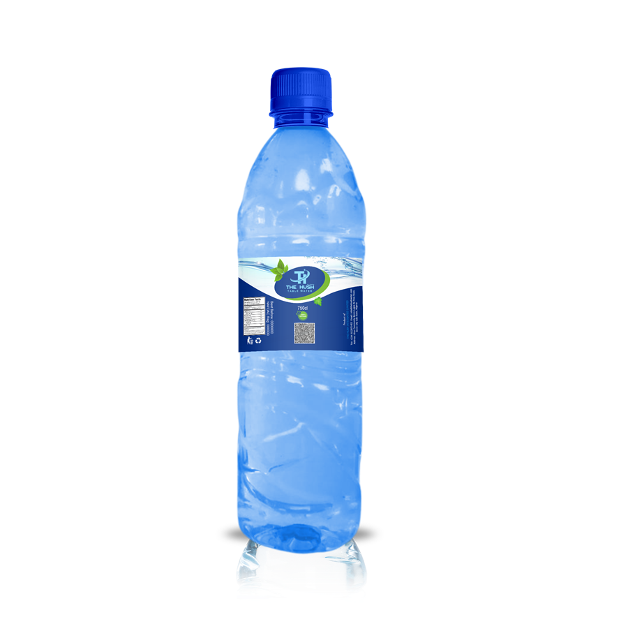 The Hush bottled table water